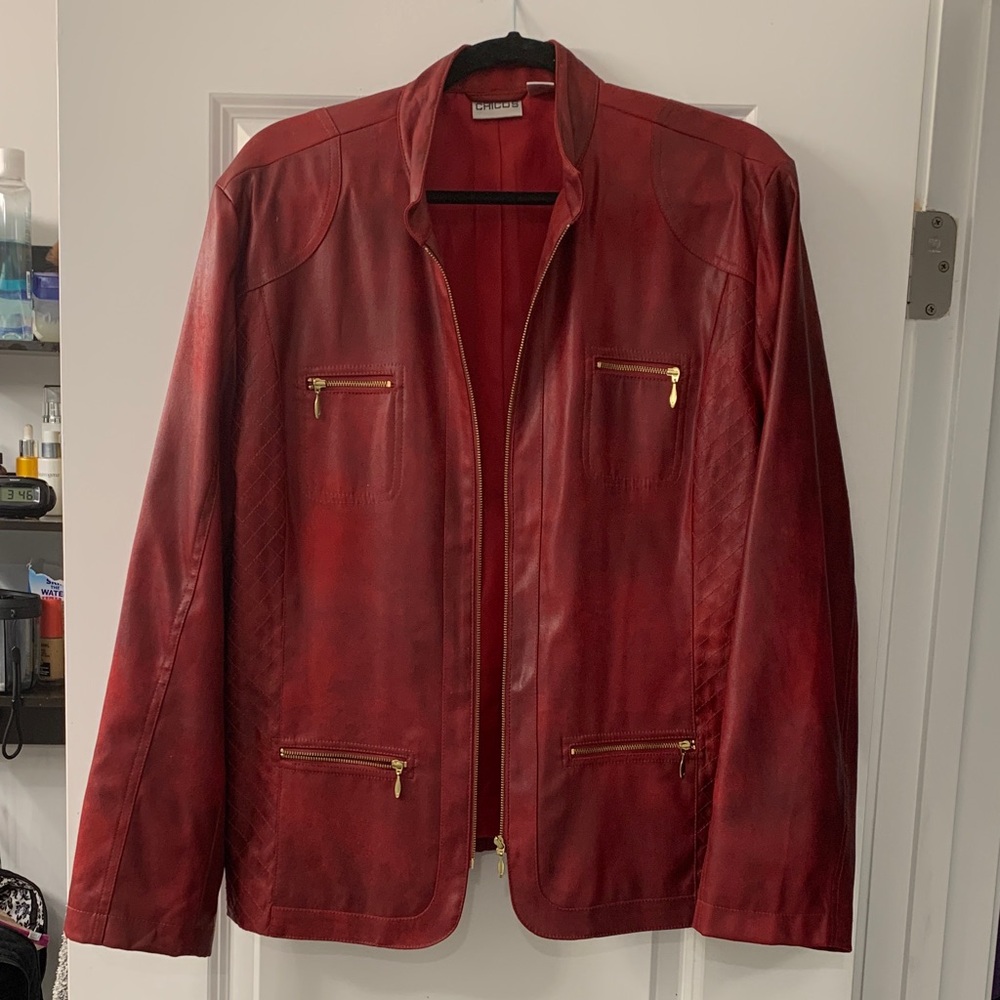 Chico's Red Jacket
